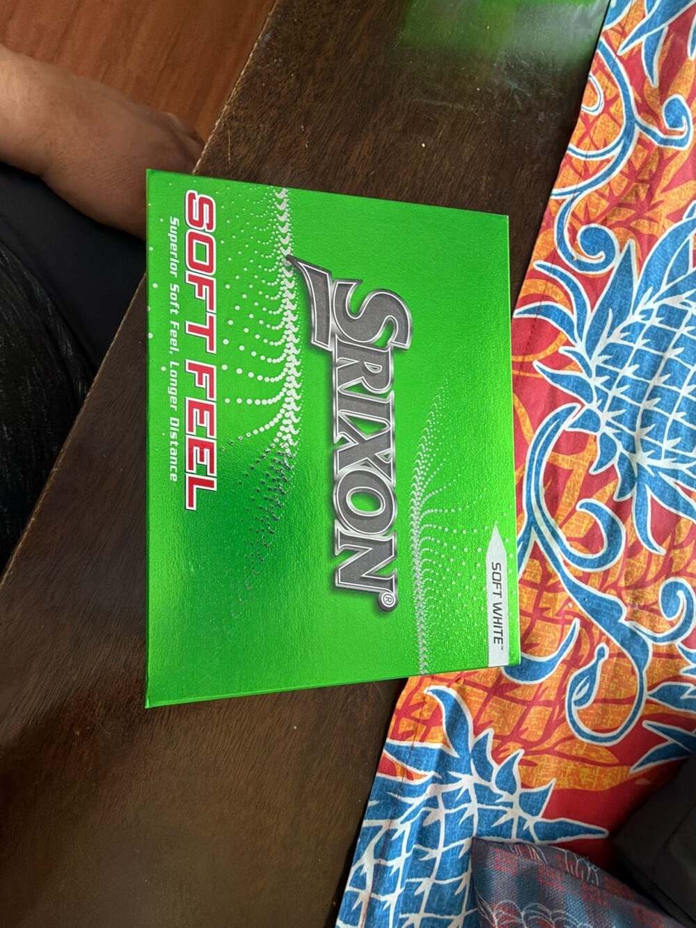 Srixon Soft Feel Soft White Golf Balls Box